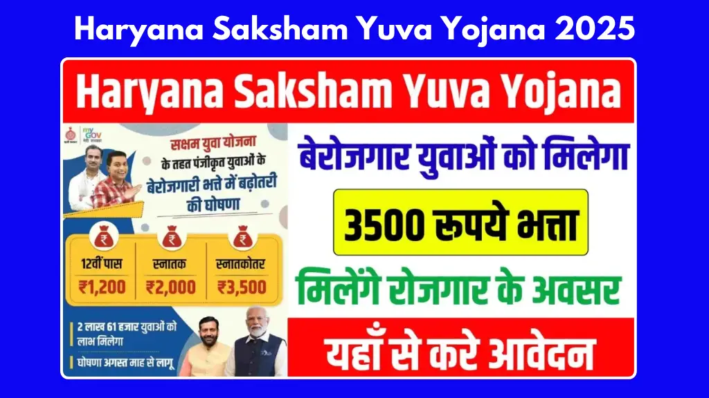 Haryana Saksham Yuva Yojana 